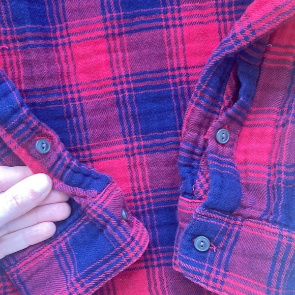 Madewell Flannel Button Down Shirt - Picture 8 of 8